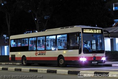 Bus 811 - SMRT Buses Mercedes-Benz OC500LE (SMB7S)