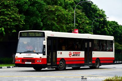 Bus 172 - SMRT Buses DAF SB220LT (TIB 701T)