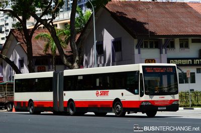 Bus 176 - SMRT Buses Mercedes-Benz O405G (TIB 983X)