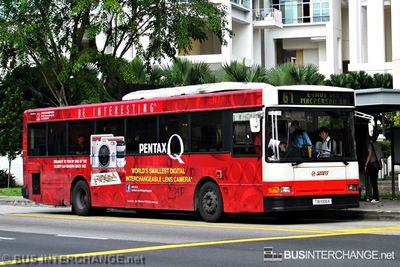 Bus 61 - SMRT Buses Dennis Lance (TIB1006K)