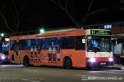 Bus 61 - SMRT Buses Dennis Lance (TIB1015J)