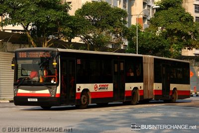 Bus 806 - SMRT Buses Mercedes-Benz O405G (TIB1023K)