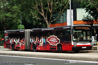 Bus 61 - SMRT Buses Mercedes-Benz O405G (TIB1075K)