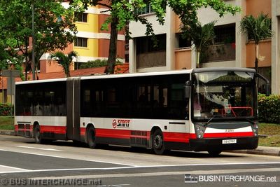 Bus 61 - SMRT Buses Mercedes-Benz O405G (TIB1078C)