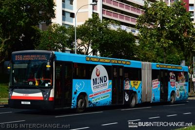 Bus 856 - SMRT Buses Mercedes-Benz O405G (TIB1111P)