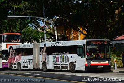 Bus 67 - SMRT Buses Mercedes-Benz O405G (TIB1115D)