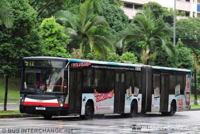 Bus 912 - SMRT Buses Mercedes-Benz O405G (TIB1146P)