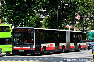 Bus 301 - SMRT Buses Mercedes-Benz O405G (TIB1175E)
