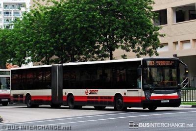 Bus 302 - SMRT Buses Mercedes-Benz O405G (TIB1175E)
