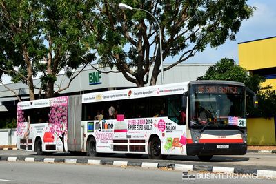 Bus Airshow Shuttle 2014 - SMRT Buses Mercedes-Benz O405G (TIB1210L)