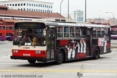 Bus 178 - SMRT Buses Nissan Diesel U/UA (TIB1248D)