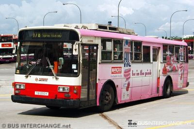 Bus 178 - SMRT Buses Nissan Diesel U/UA (TIB1255H)
