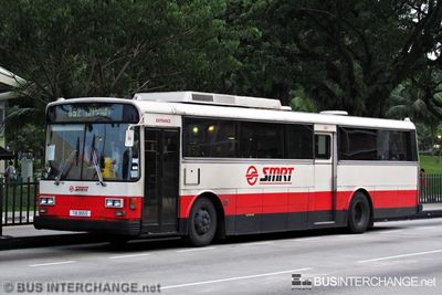 Bus 852 - SMRT Buses Nissan Diesel U/UA (TIB365E)