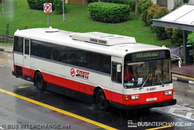 Bus 855 - SMRT Buses Nissan Diesel U/UA (TIB369U)