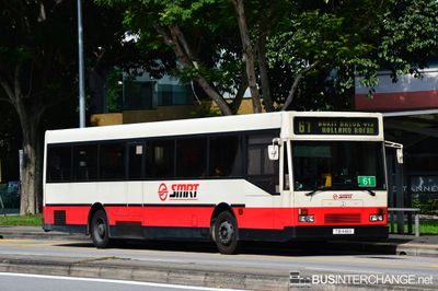 Bus 61 - SMRT Buses Mercedes-Benz O405 (TIB448A)