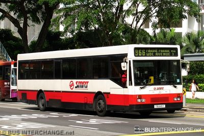 Bus 966 - SMRT Buses Mercedes-Benz O405 (TIB449Y)