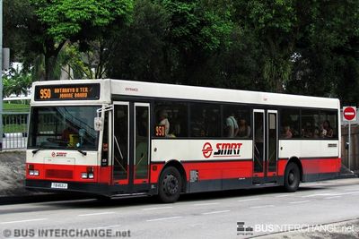 Bus 950 - SMRT Buses Mercedes-Benz O405 (TIB453J)