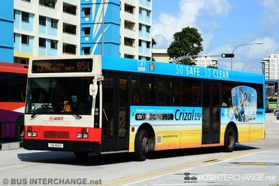 Bus 854 - SMRT Buses Mercedes-Benz O405 (TIB456B)