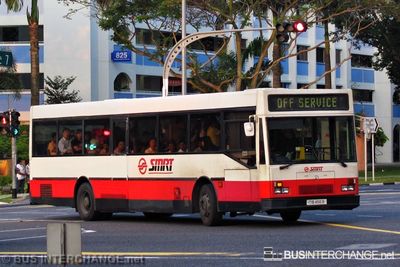 SMRT Buses Mercedes-Benz O405 (TIB456B) - OFF SERVICE