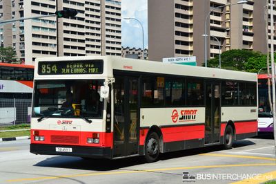 Bus 854 - SMRT Buses Mercedes-Benz O405 (TIB459T)