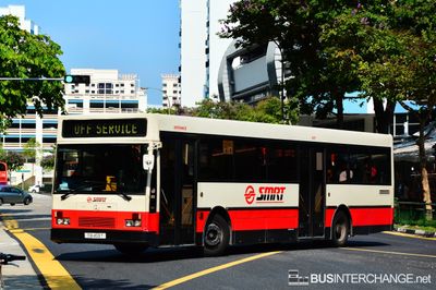 SMRT Buses Mercedes-Benz O405 (TIB459T) - OFF SERVICE