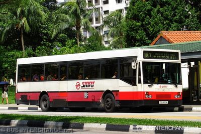 Bus 187 - SMRT Buses Mercedes-Benz O405 (TIB460M)