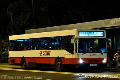 Bus NR2 - SMRT Buses Mercedes-Benz O405 (TIB482A)