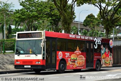 Bus 963 - SMRT Buses Mercedes-Benz O405 (TIB485S)