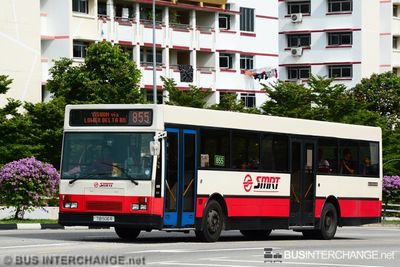 Bus 855 - SMRT Buses Mercedes-Benz O405 (TIB506R)