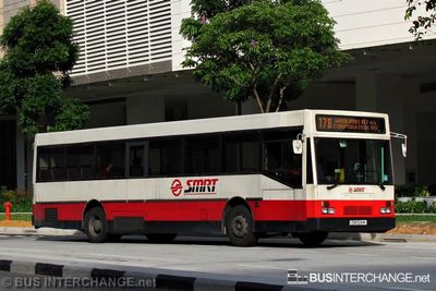Bus 178 - SMRT Buses Mercedes-Benz O405 (TIB524M)