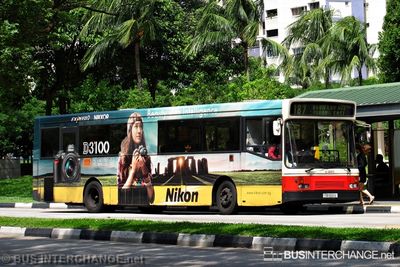 Bus 187 - SMRT Buses Scania L113CRL (TIB563A)