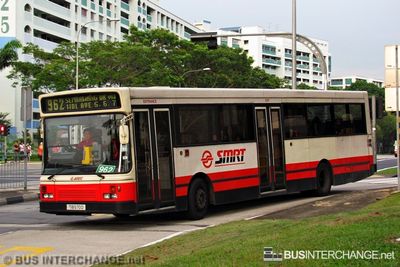 Bus 962 - SMRT Buses Scania L113CRL (TIB570D)