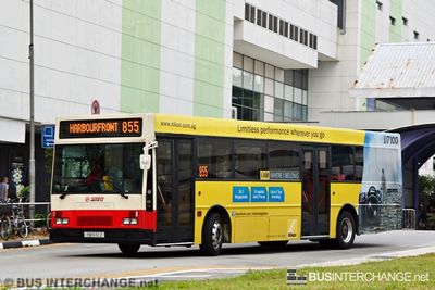 Bus 855 - SMRT Buses Mercedes-Benz O405 (TIB572Z)