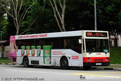 Bus 188R - SMRT Buses Mercedes-Benz O405 (TIB603T)