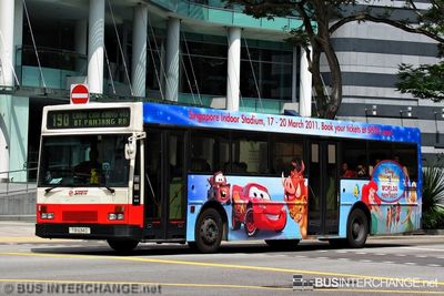 Bus 190 - SMRT Buses Mercedes-Benz O405 (TIB634D)