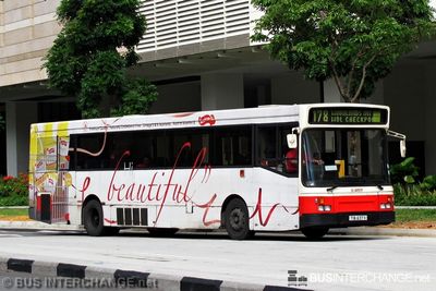 Bus 178 - SMRT Buses Scania L113CRL (TIB637X)