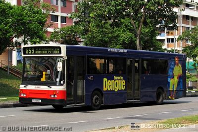 Bus 859 - SMRT Buses Scania L113CRL (TIB650G)