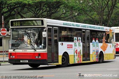 Bus 980 - SMRT Buses Scania L113CRL (TIB661A)
