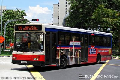 Bus 178 - SMRT Buses Scania L113CRL (TIB670Z)