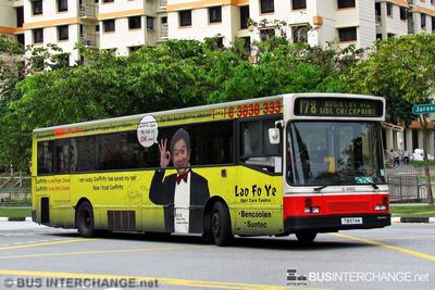 Bus 178 - SMRT Buses Scania L113CRL (TIB674M)