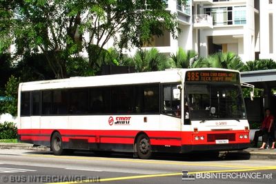 Bus 985 - SMRT Buses DAF SB220LT (TIB678C)