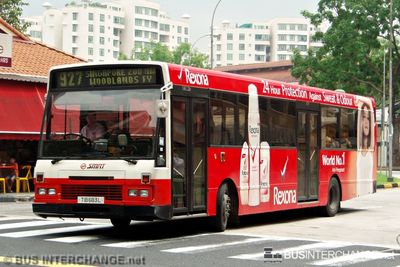 Bus 927 - SMRT Buses DAF SB220LT (TIB683L)