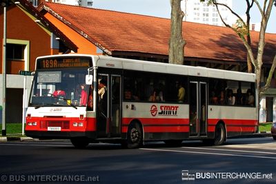 Bus 189A - SMRT Buses DAF SB220LT (TIB699S)