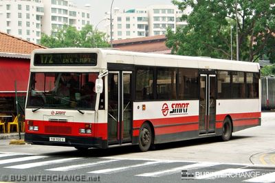 Bus 172 - SMRT Buses DAF SB220LT (TIB700X)