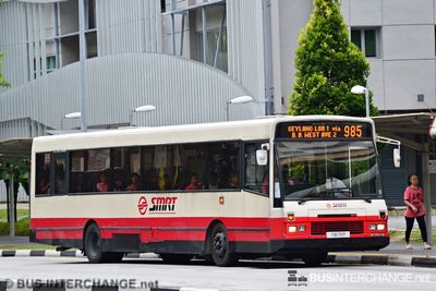 Bus 985 - SMRT Buses DAF SB220LT (TIB711P)