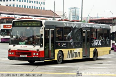 Bus 172 - SMRT Buses DAF SB220LT (TIB714G)