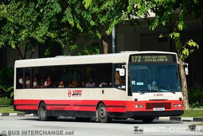 Bus 172 - SMRT Buses DAF SB220LT (TIB715D)
