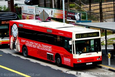 Bus 922 - SMRT Buses Mercedes-Benz O405 (TIB777A)