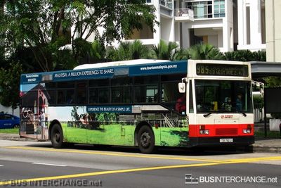 Bus 985 - SMRT Buses Mercedes-Benz O405 (TIB782J)