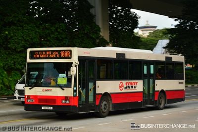 Bus 188R - SMRT Buses Mercedes-Benz O405 (TIB785B)